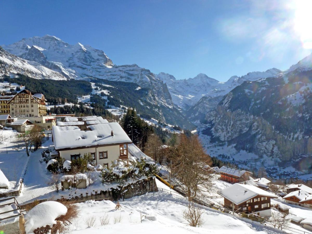 Apartment Panoramapark Soleil Haus D Apt 3 By Interhome Wengen Eksteriør bilde