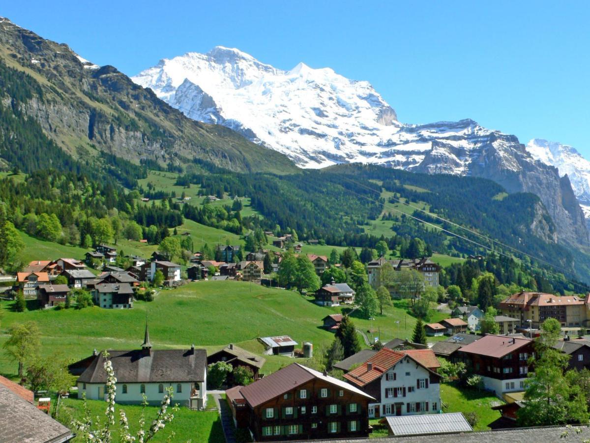 Apartment Panoramapark Soleil Haus D Apt 3 By Interhome Wengen Eksteriør bilde